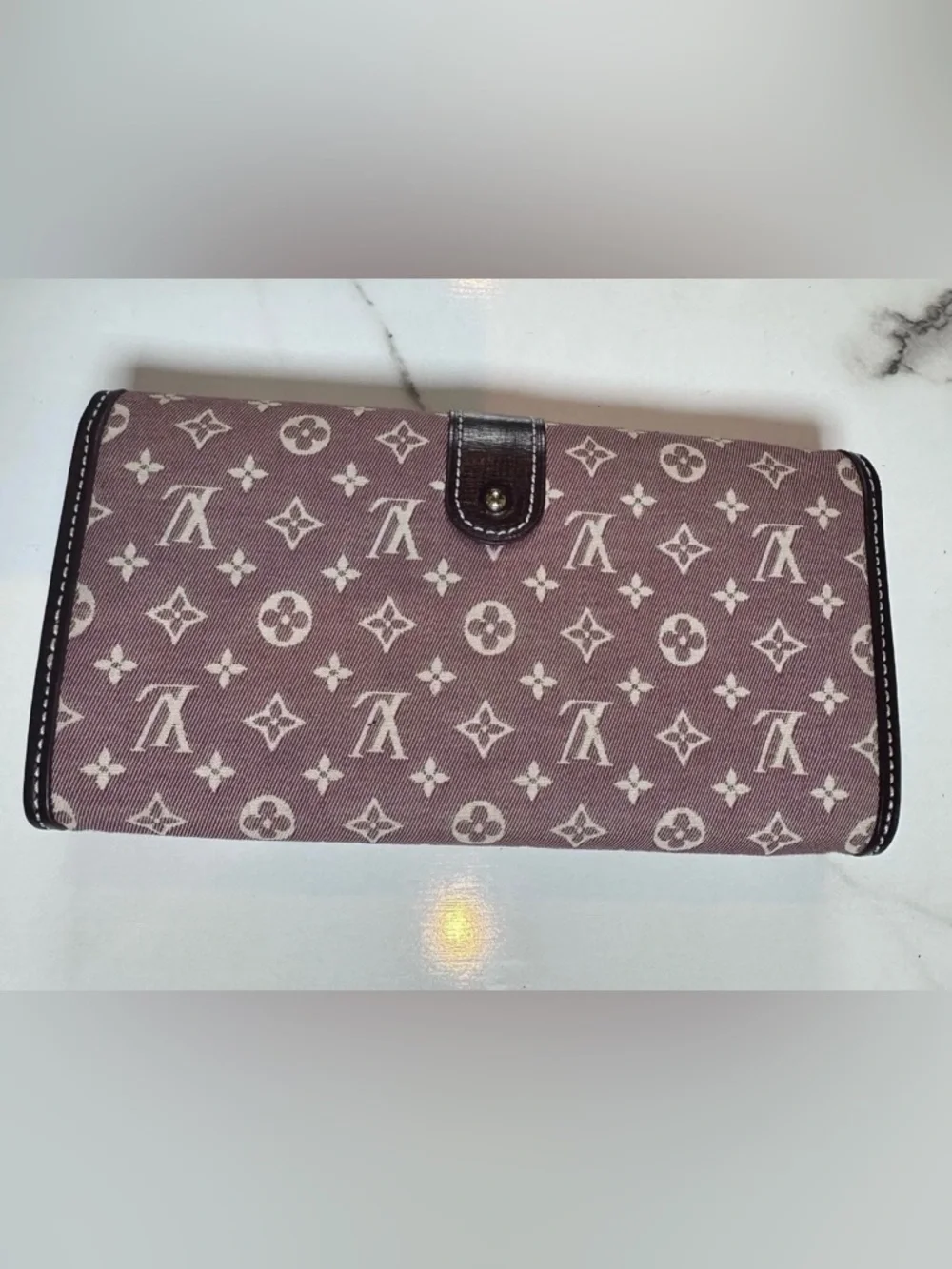 Louis Vuitton Sepia Monogram Idylle Canvas & Leather Sarah Wallet